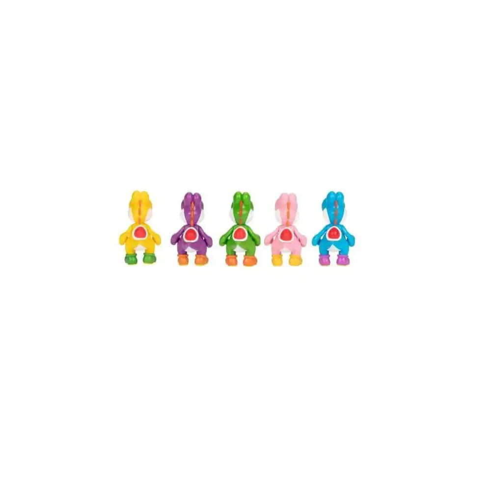 World of Nintendo Super Mario Mini Figurina Set de 5 Super Mario Wiggler, Mario und Luigi 6 cm poza produsului