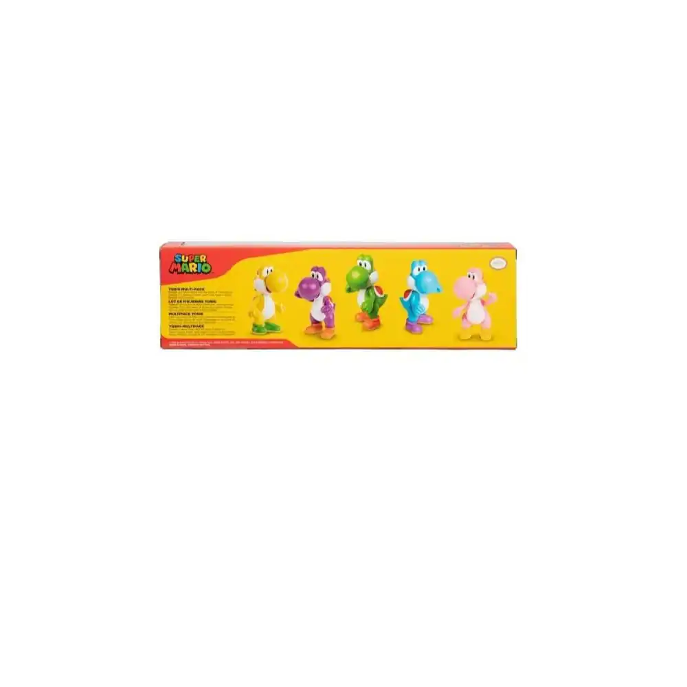 World of Nintendo Super Mario Mini Figurina Set de 5 Super Mario Wiggler, Mario und Luigi 6 cm poza produsului