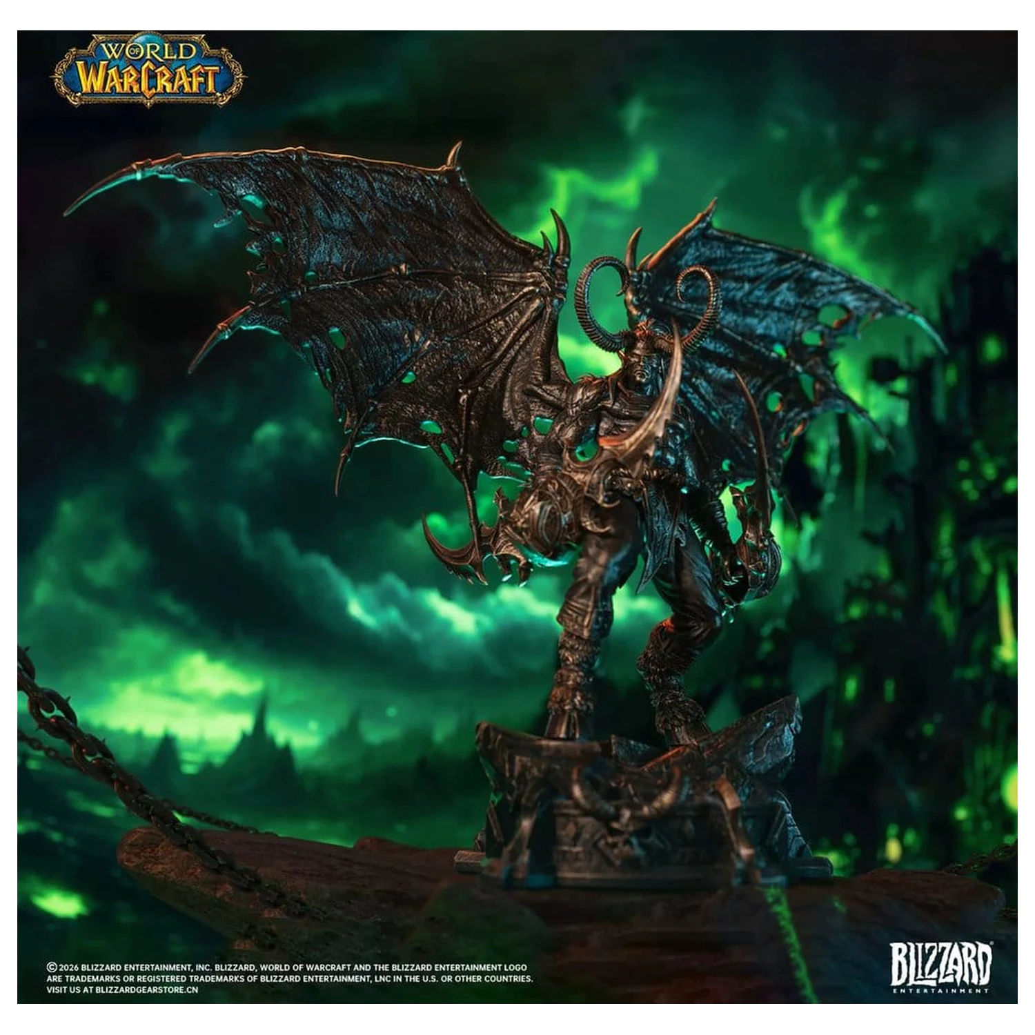 World of Warcraft Statuie Scară 1/10 Illidan Stormrage (Bronze-Colored) 34 cm poza produsului