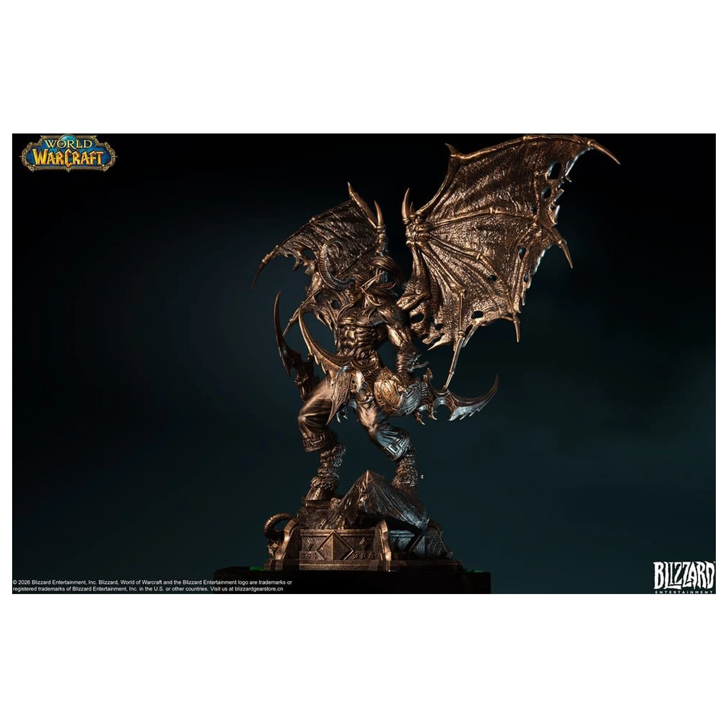 World of Warcraft Statuie Scară 1/10 Illidan Stormrage (Bronze-Colored) 34 cm poza produsului