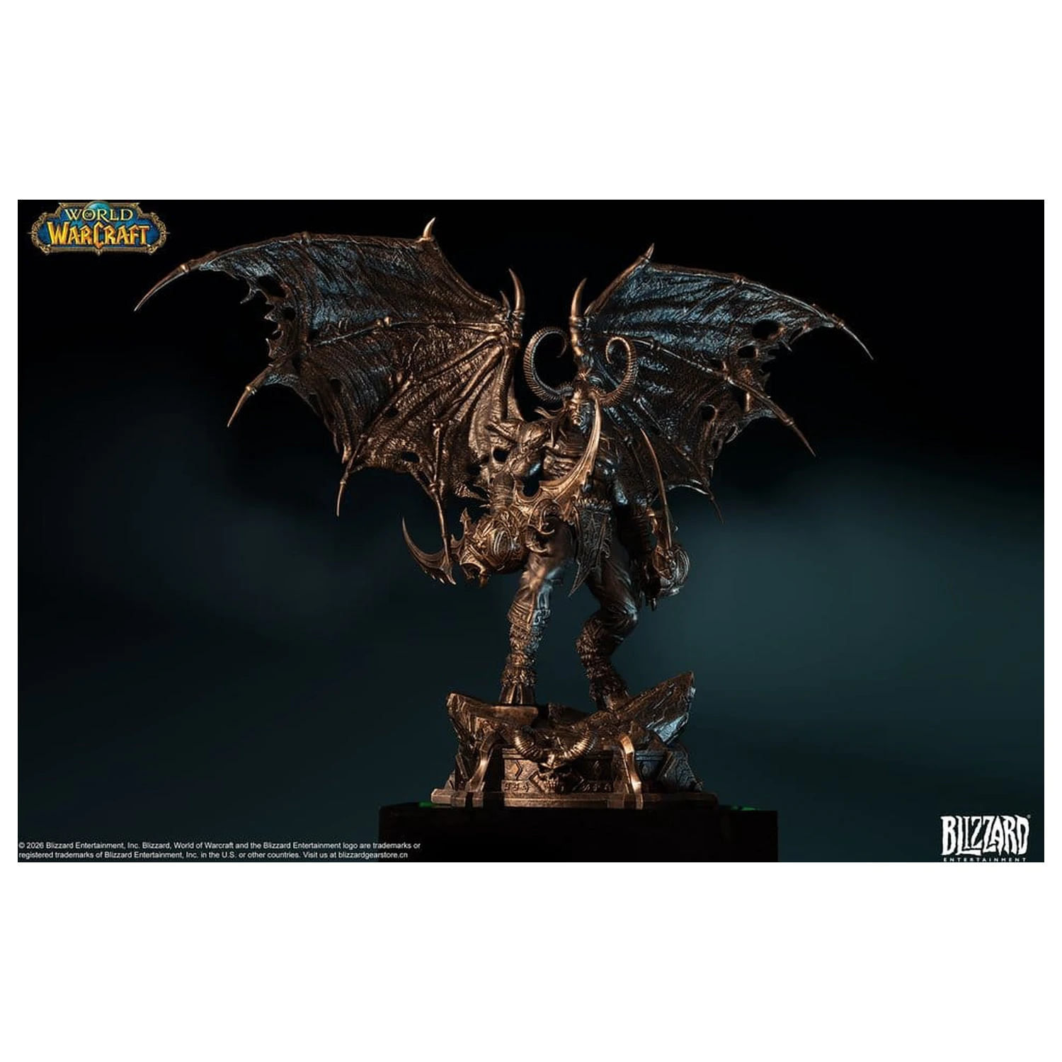 World of Warcraft Statuie Scară 1/10 Illidan Stormrage (Bronze-Colored) 34 cm poza produsului