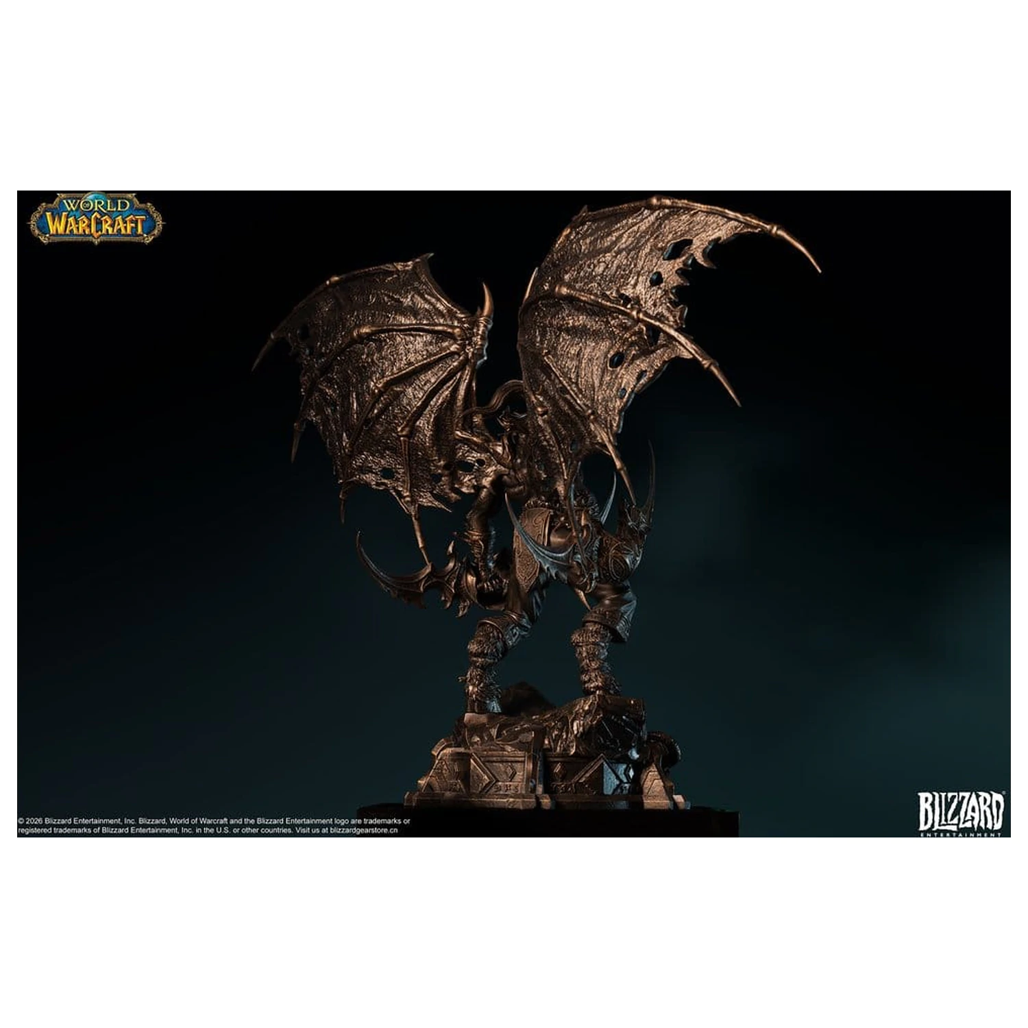 World of Warcraft Statuie Scară 1/10 Illidan Stormrage (Bronze-Colored) 34 cm poza produsului