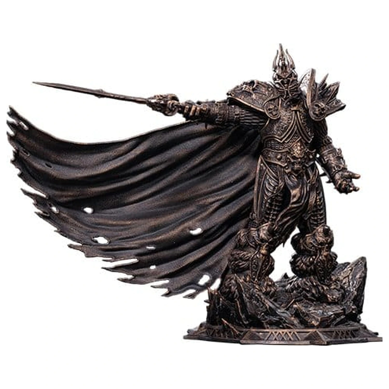 Statuie World of Warcraft 1/10 The Lich King (Editie Culoare Bronz) 27 cm poza produsului