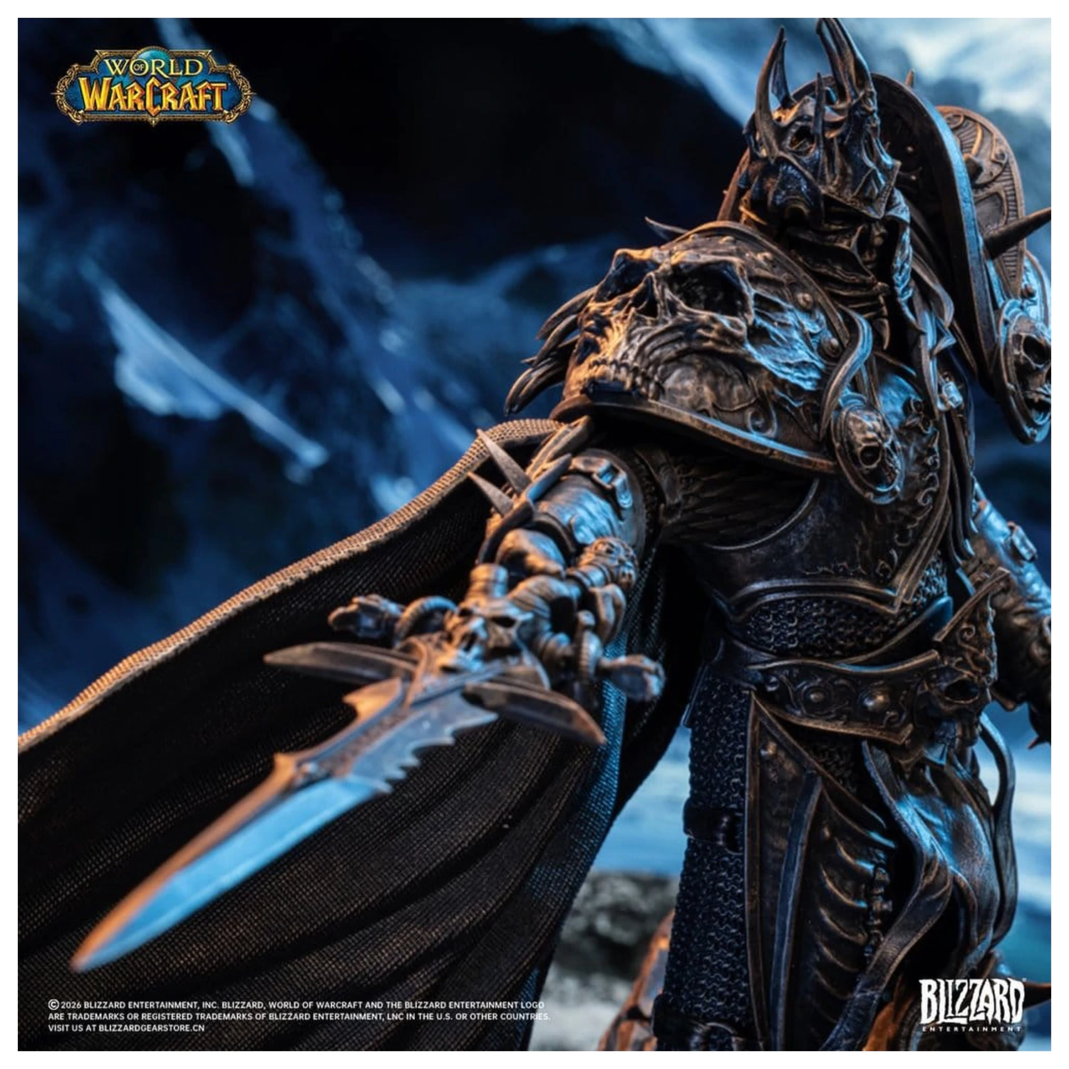 Statuie World of Warcraft 1/10 The Lich King (Editie Culoare Bronz) 27 cm poza produsului