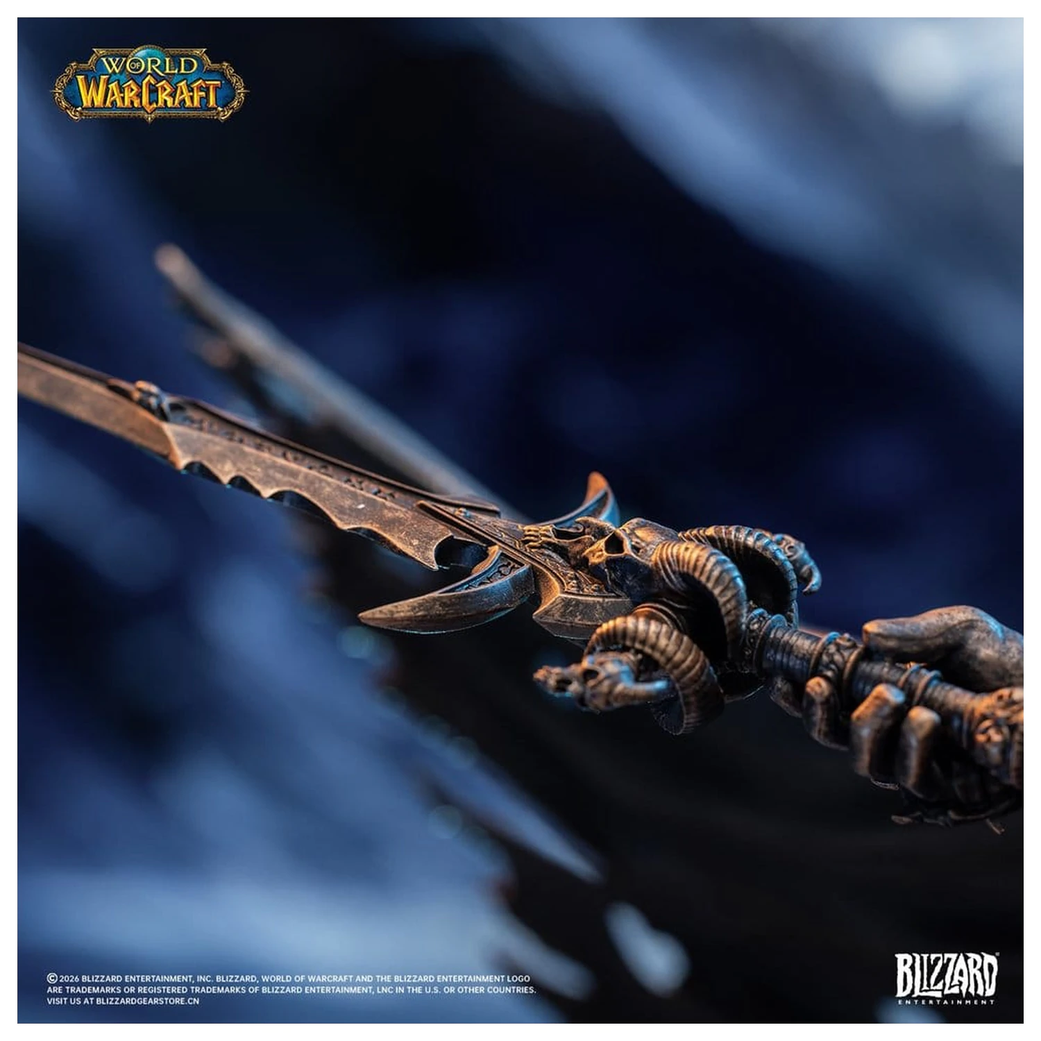 Statuie World of Warcraft 1/10 The Lich King (Editie Culoare Bronz) 27 cm poza produsului