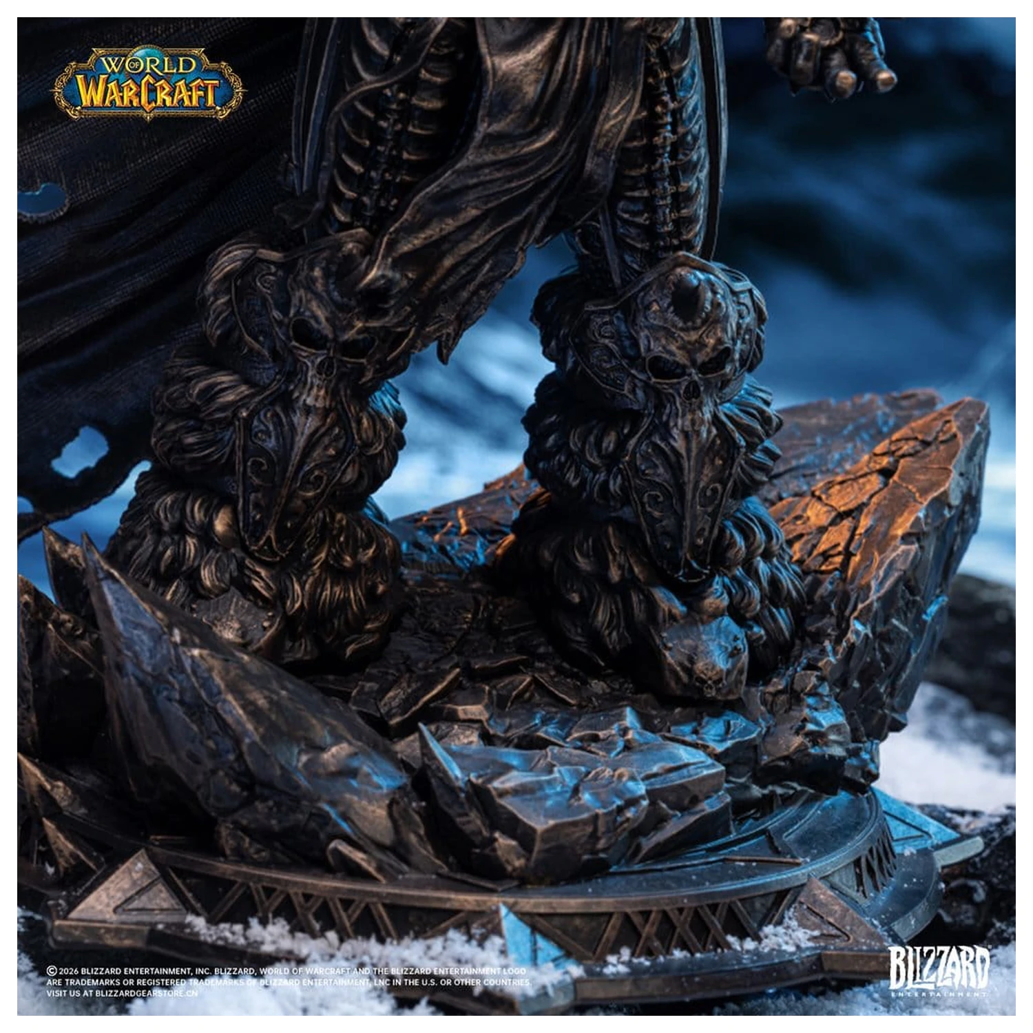 Statuie World of Warcraft 1/10 The Lich King (Editie Culoare Bronz) 27 cm poza produsului