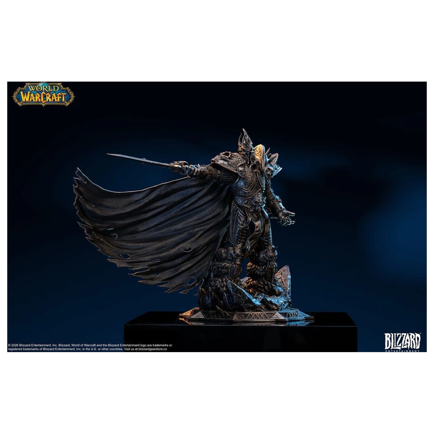 Statuie World of Warcraft 1/10 The Lich King (Editie Culoare Bronz) 27 cm poza produsului