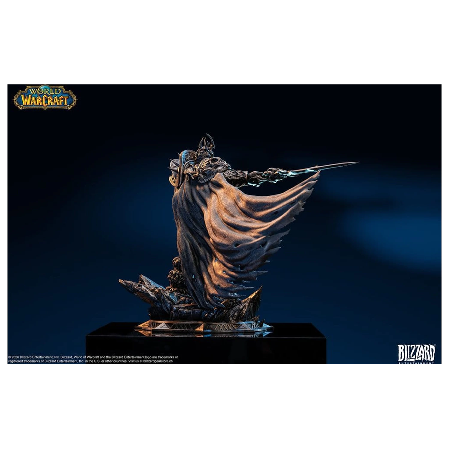 Statuie World of Warcraft 1/10 The Lich King (Editie Culoare Bronz) 27 cm poza produsului