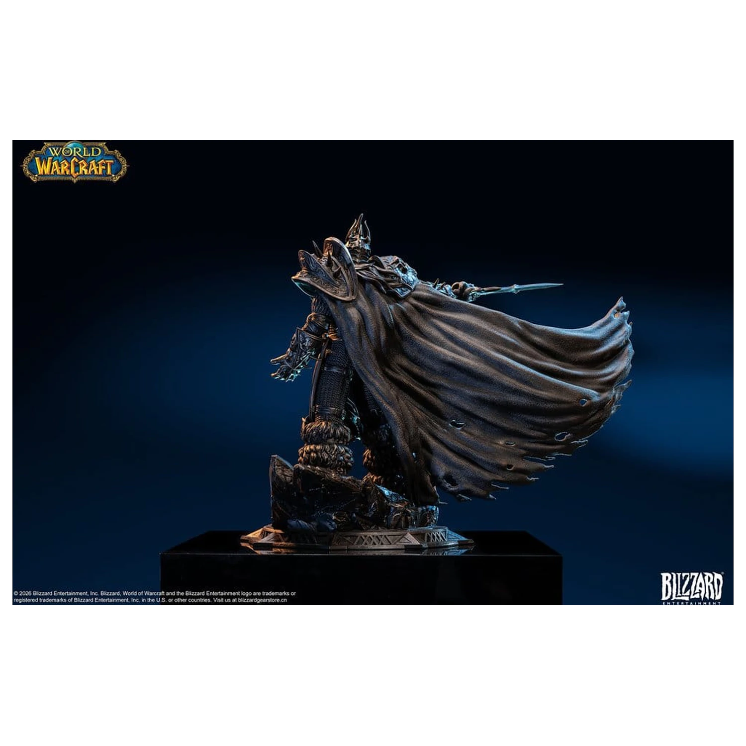Statuie World of Warcraft 1/10 The Lich King (Editie Culoare Bronz) 27 cm poza produsului
