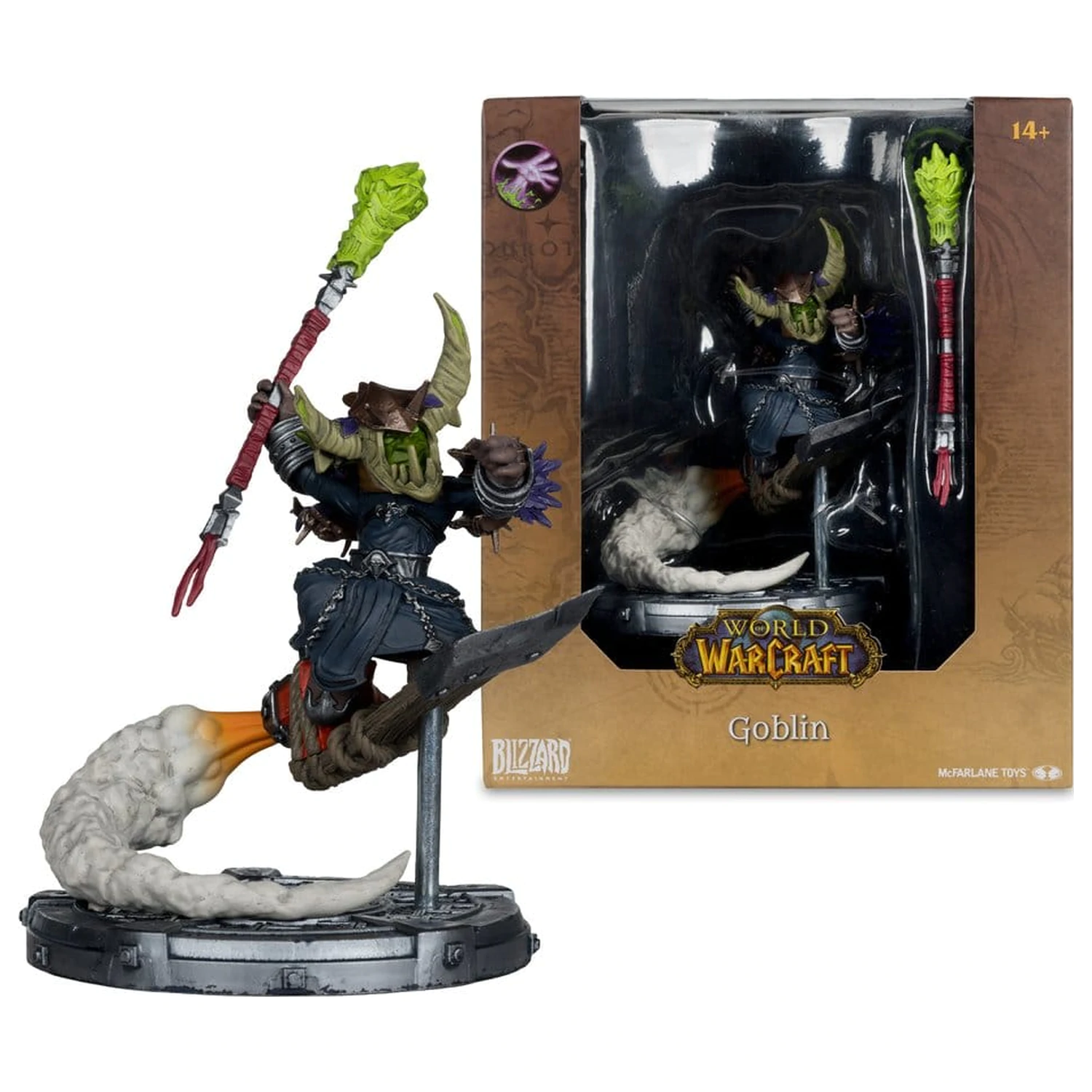 World of Warcraft figurina la scara 1/12 editie limitata posedata Goblin 19 cm poza produsului