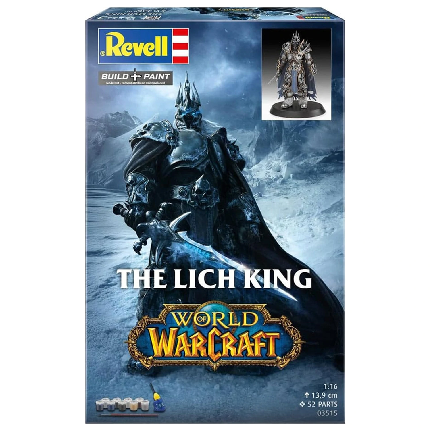 Set cadou model World of Warcraft 1/16 Regele Lich 13 cm poza produsului