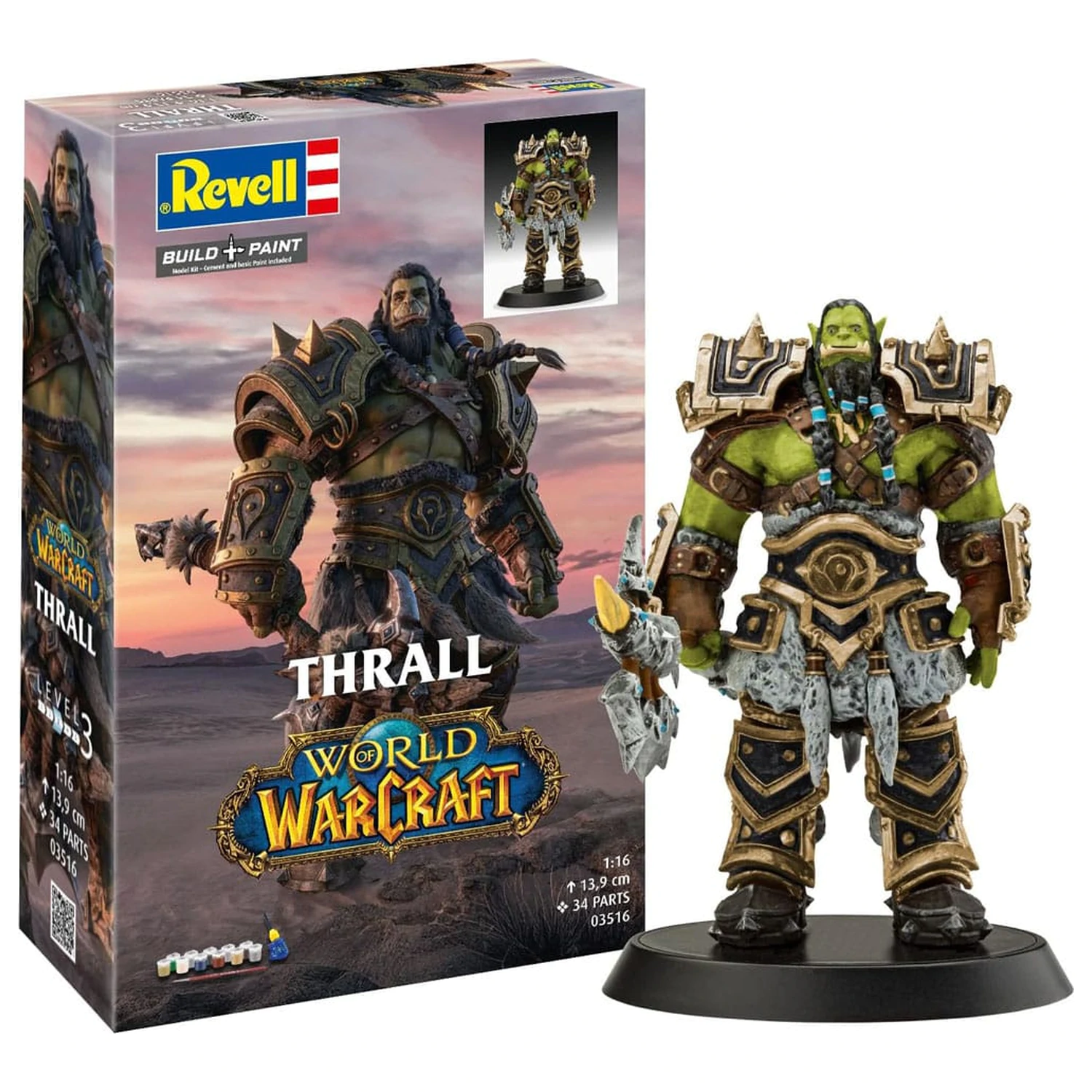 Set Cadou Model Kit World of Warcraft 1/16 Orcul Thrall 13 cm poza produsului