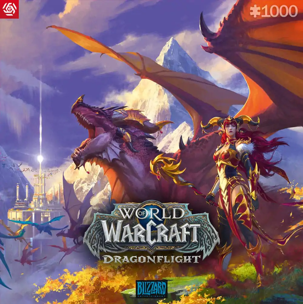 World of Warcraft Puzzle Gaming Dragonflight Alexstrasza (1000 piese) poza produsului