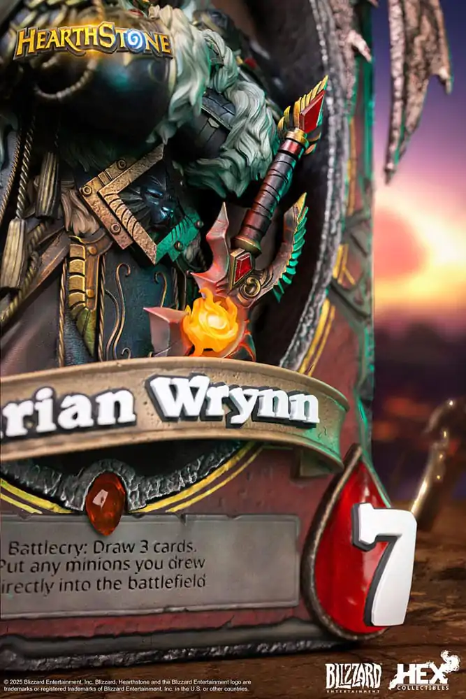 Hearthstone 3D Ramă de Artă Statuie Varian Wrynn 31 cm poza produsului