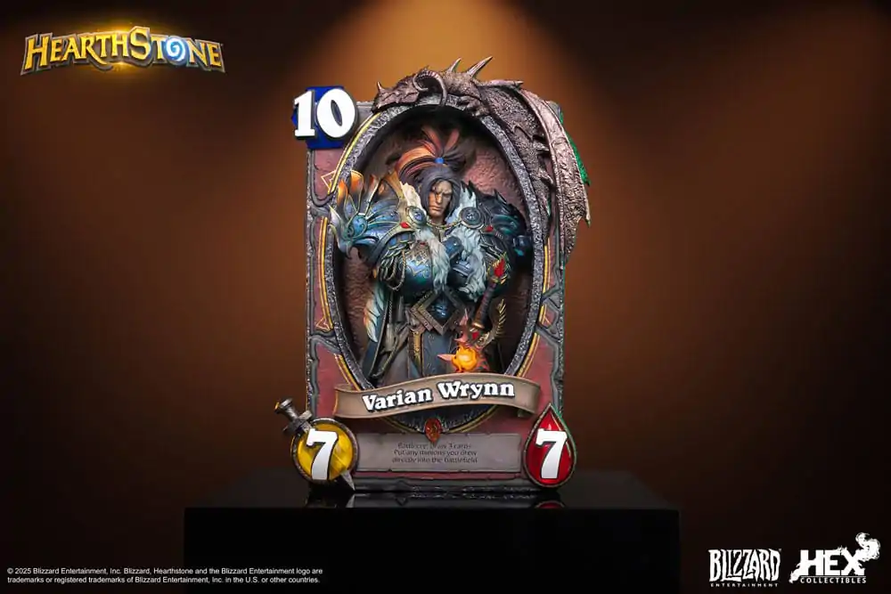 Hearthstone 3D Ramă de Artă Statuie Varian Wrynn 31 cm poza produsului