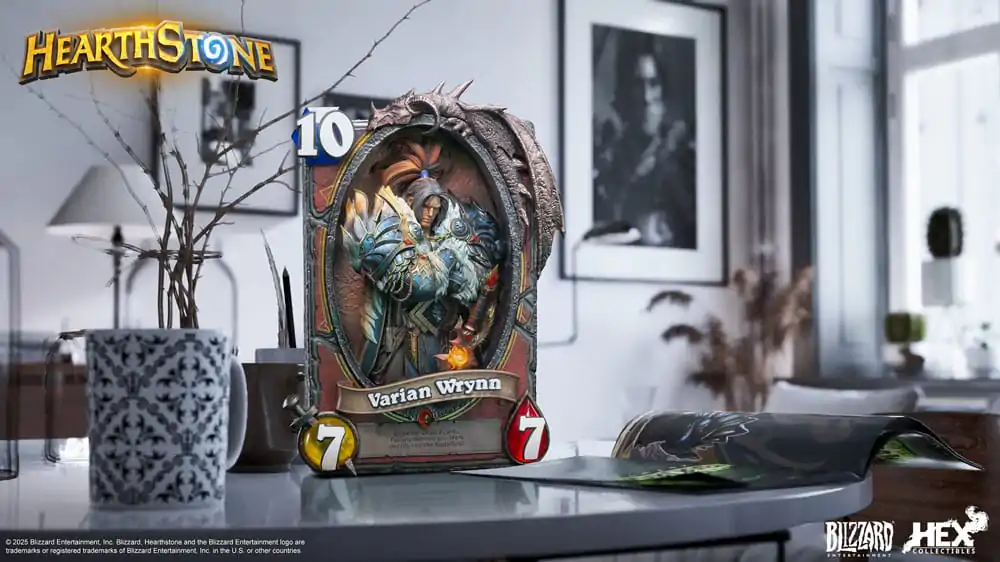 Hearthstone 3D Ramă de Artă Statuie Varian Wrynn 31 cm poza produsului
