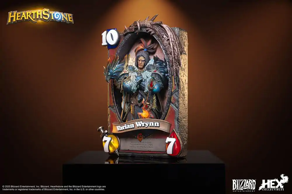 Hearthstone 3D Ramă de Artă Statuie Varian Wrynn 31 cm poza produsului