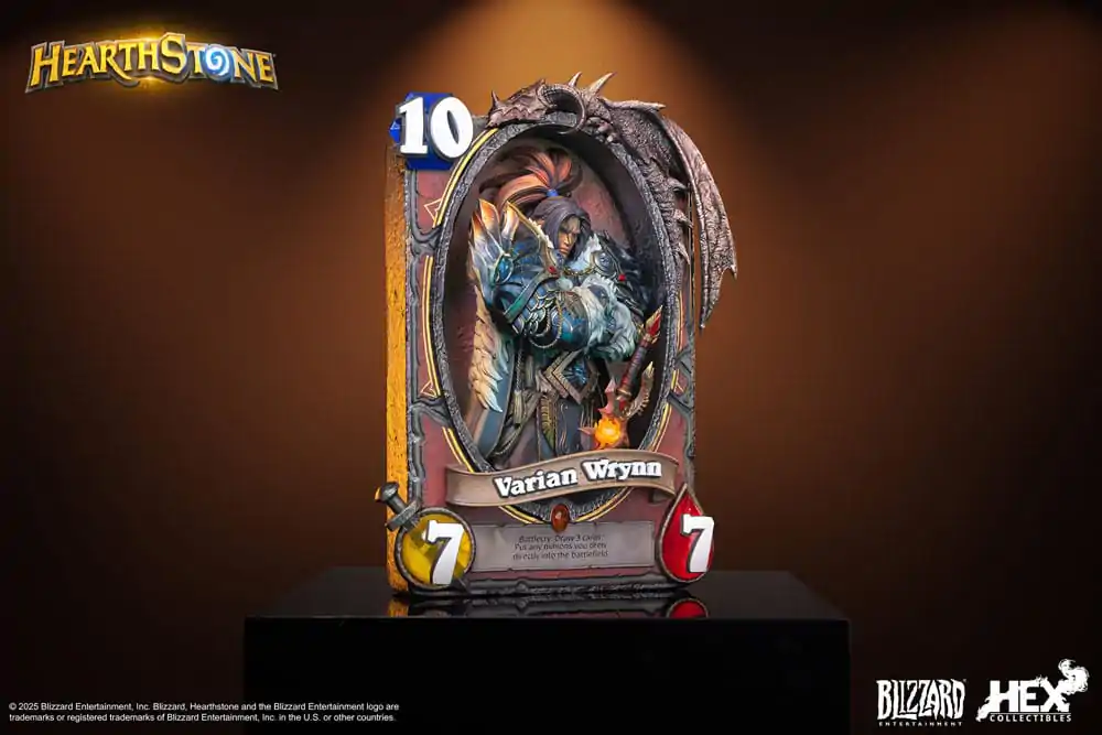 Hearthstone 3D Ramă de Artă Statuie Varian Wrynn 31 cm poza produsului