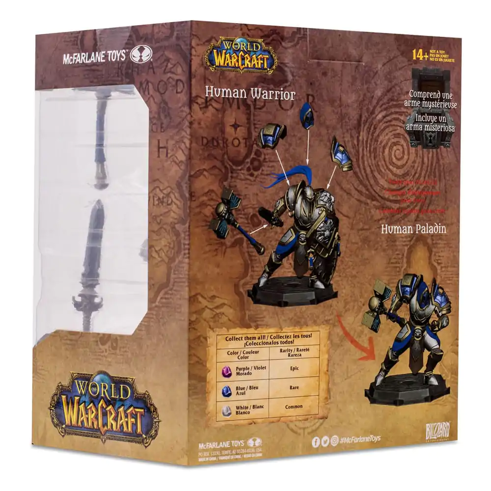 World of Warcraft Figurina de actiune Uman: Paladin / Warrior 15 cm poza produsului