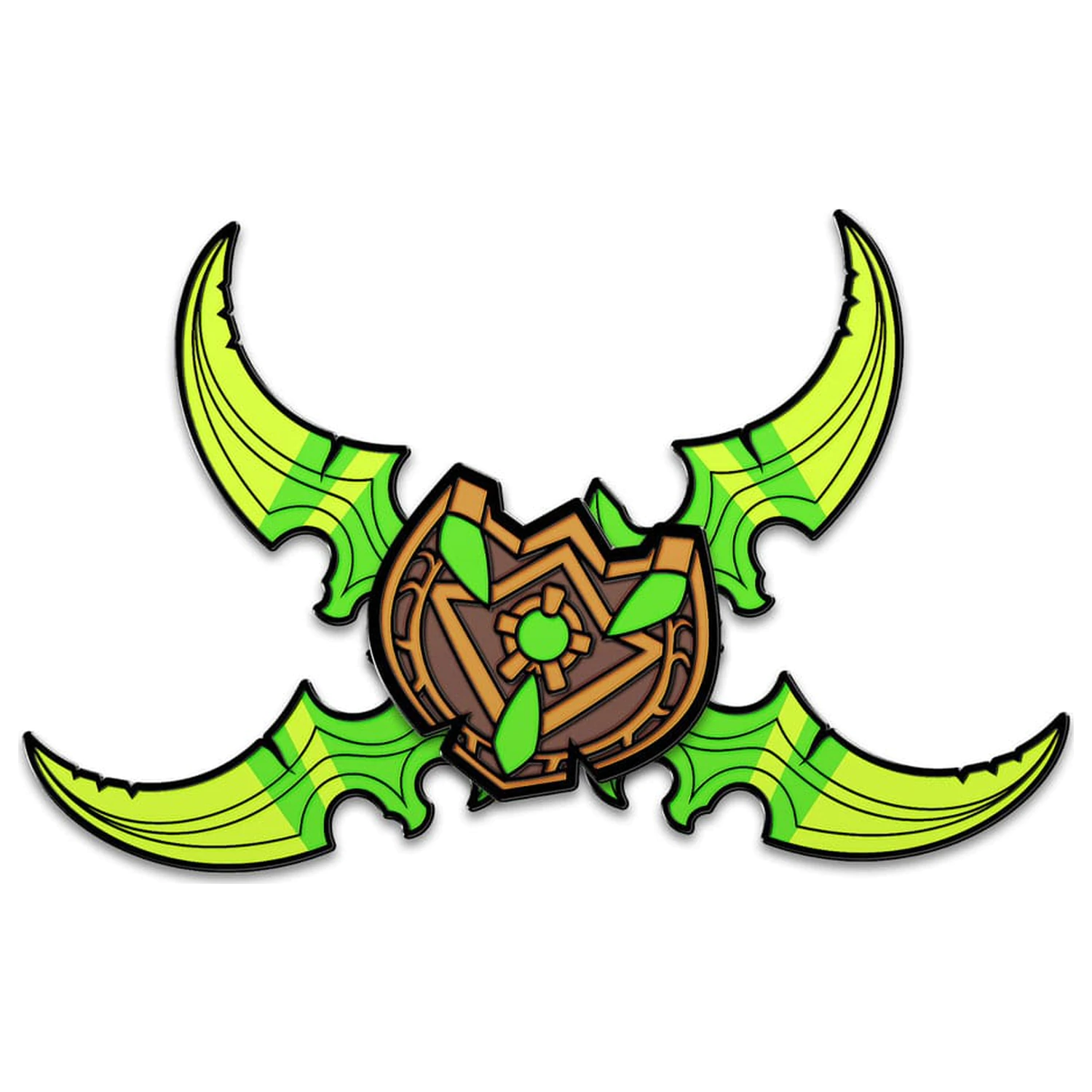 World Of Warcraft insigna Illidian Stormrage's Warglaives 5 cm poza produsului