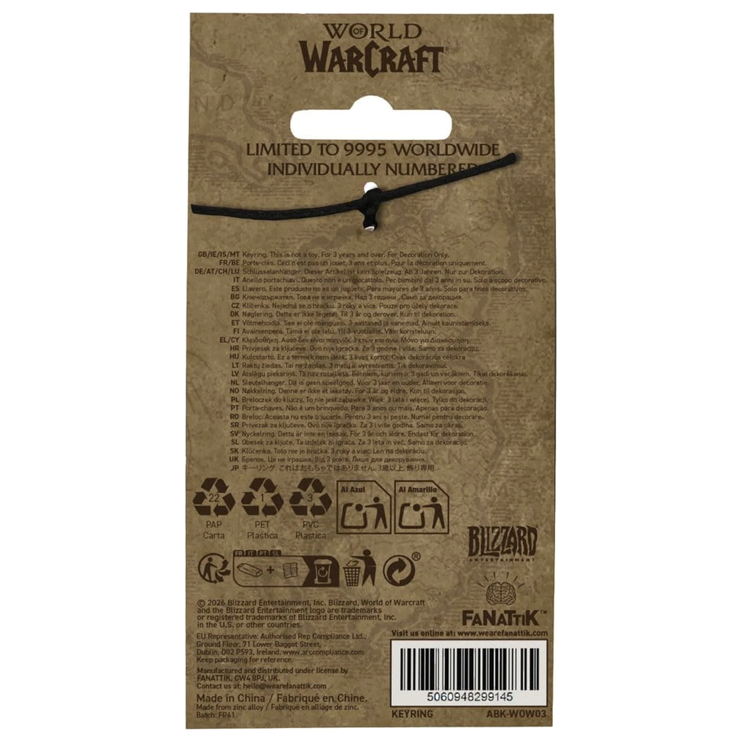 World of Warcraft Breloc Murloc Editie Limitata poza produsului