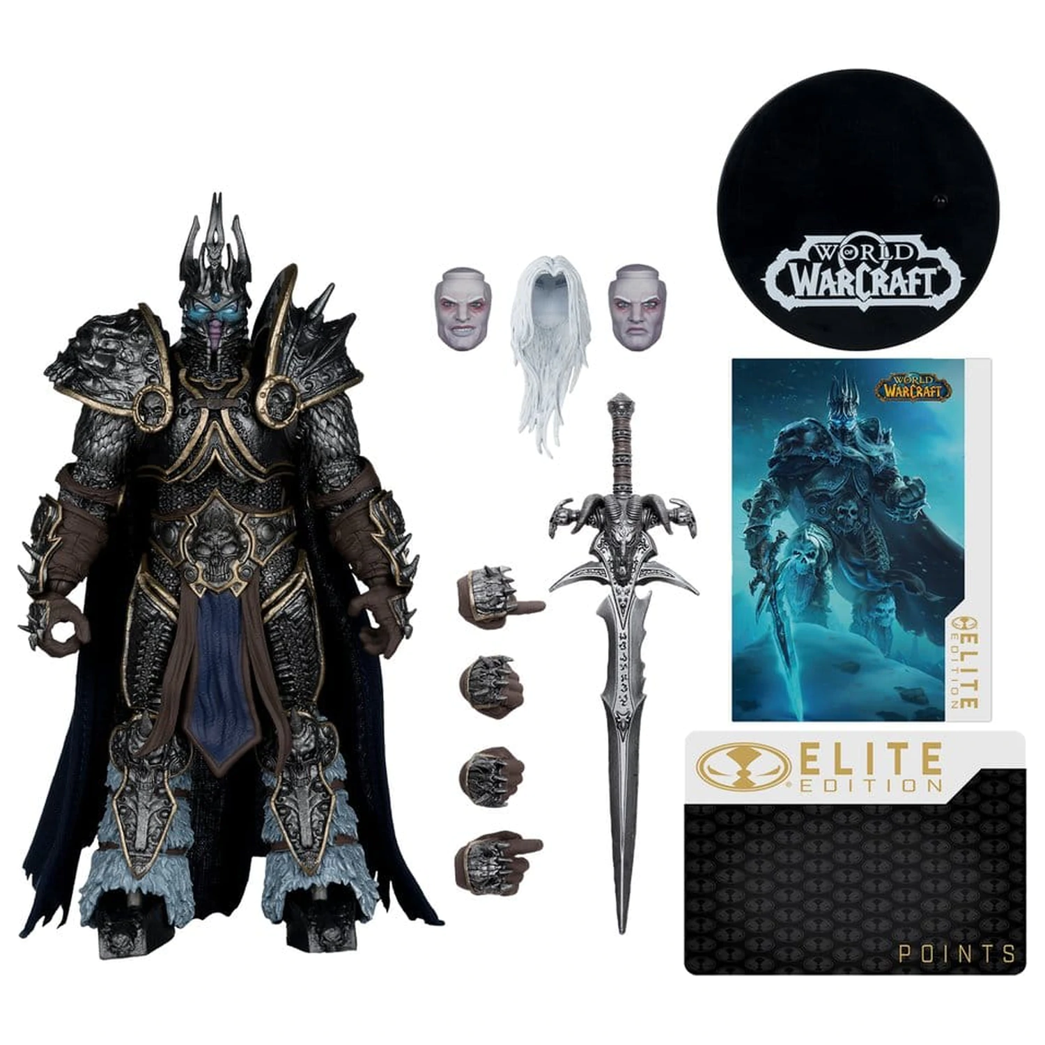 World of Warcraft McFarlane Elite Edition Figurina de actiune Lich King #09 18 cm poza produsului