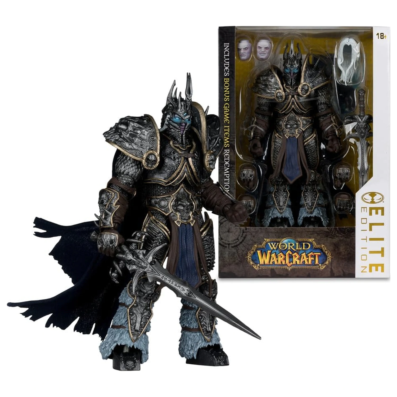 World of Warcraft McFarlane Elite Edition Figurina de actiune Lich King #09 18 cm poza produsului