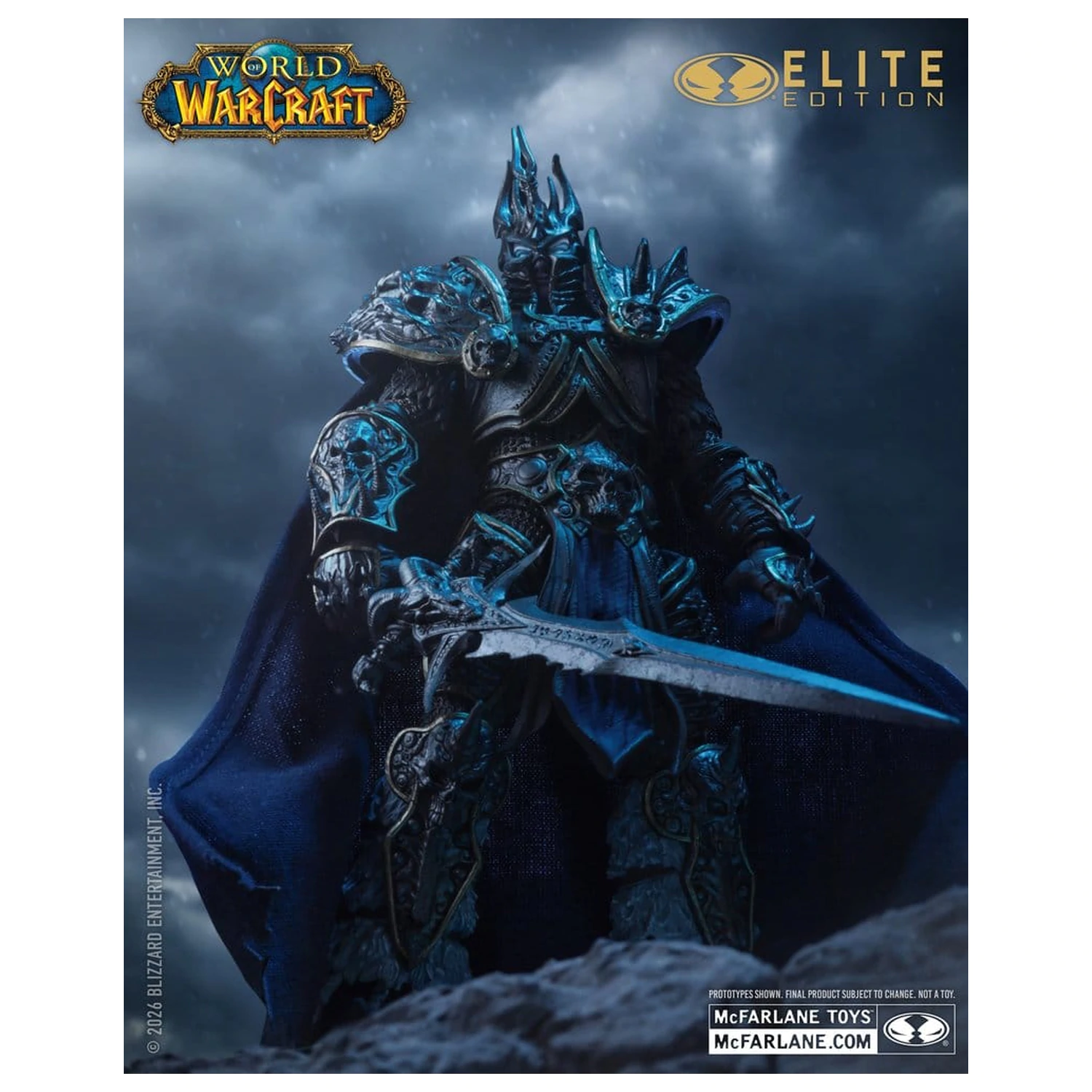 World of Warcraft McFarlane Elite Edition Figurina de actiune Lich King #09 18 cm poza produsului