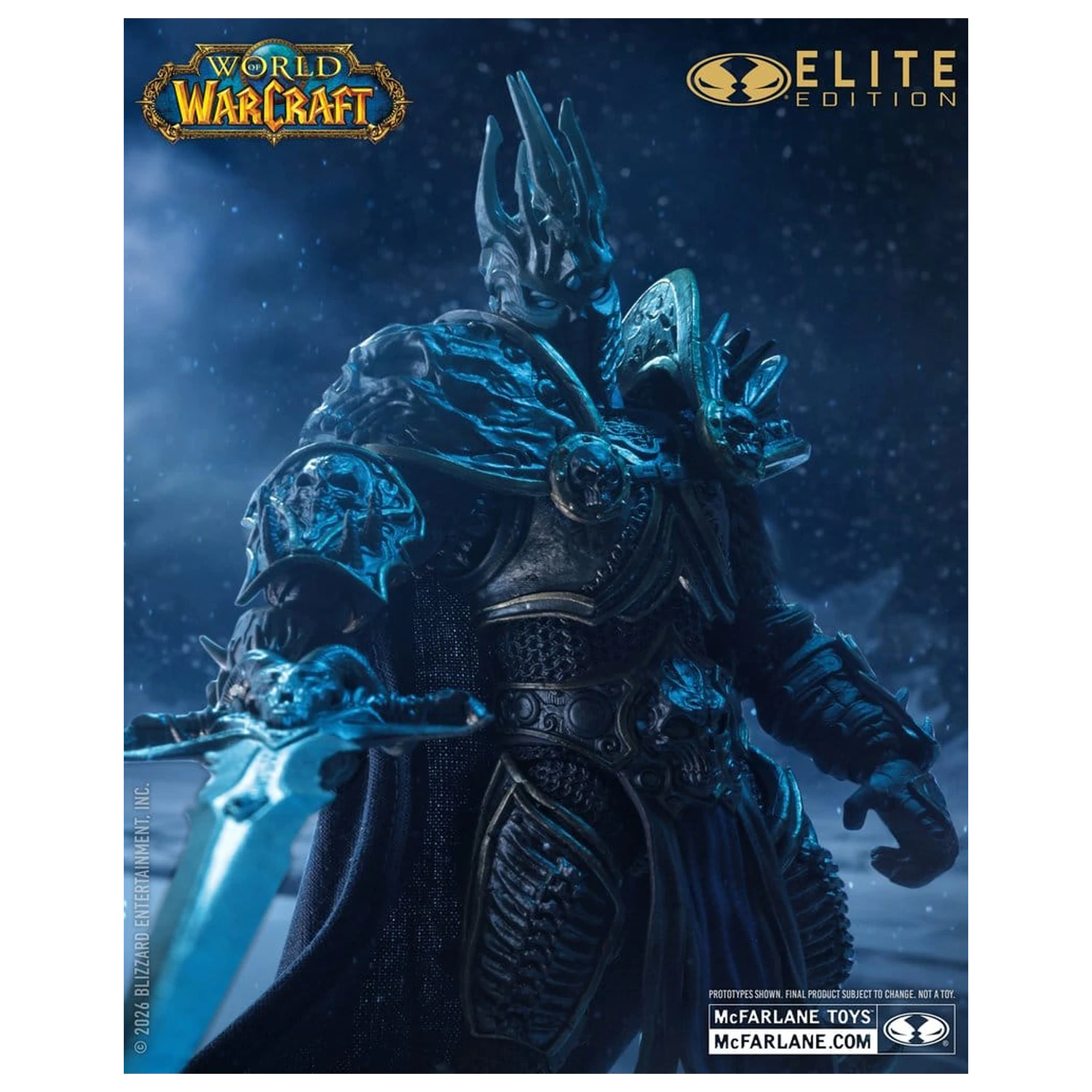World of Warcraft McFarlane Elite Edition Figurina de actiune Lich King #09 18 cm poza produsului