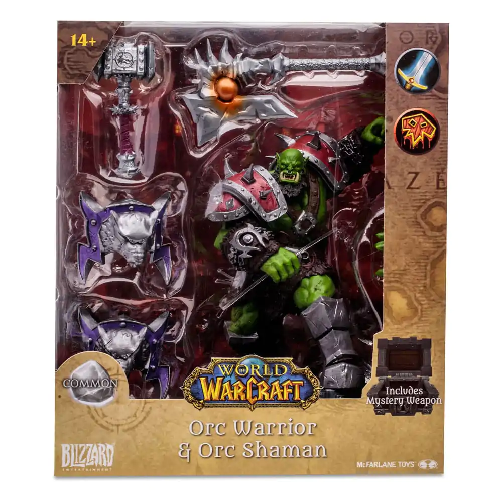 World of Warcraft figurina de actiune Orc: Shaman / Warrior 15 cm poza produsului