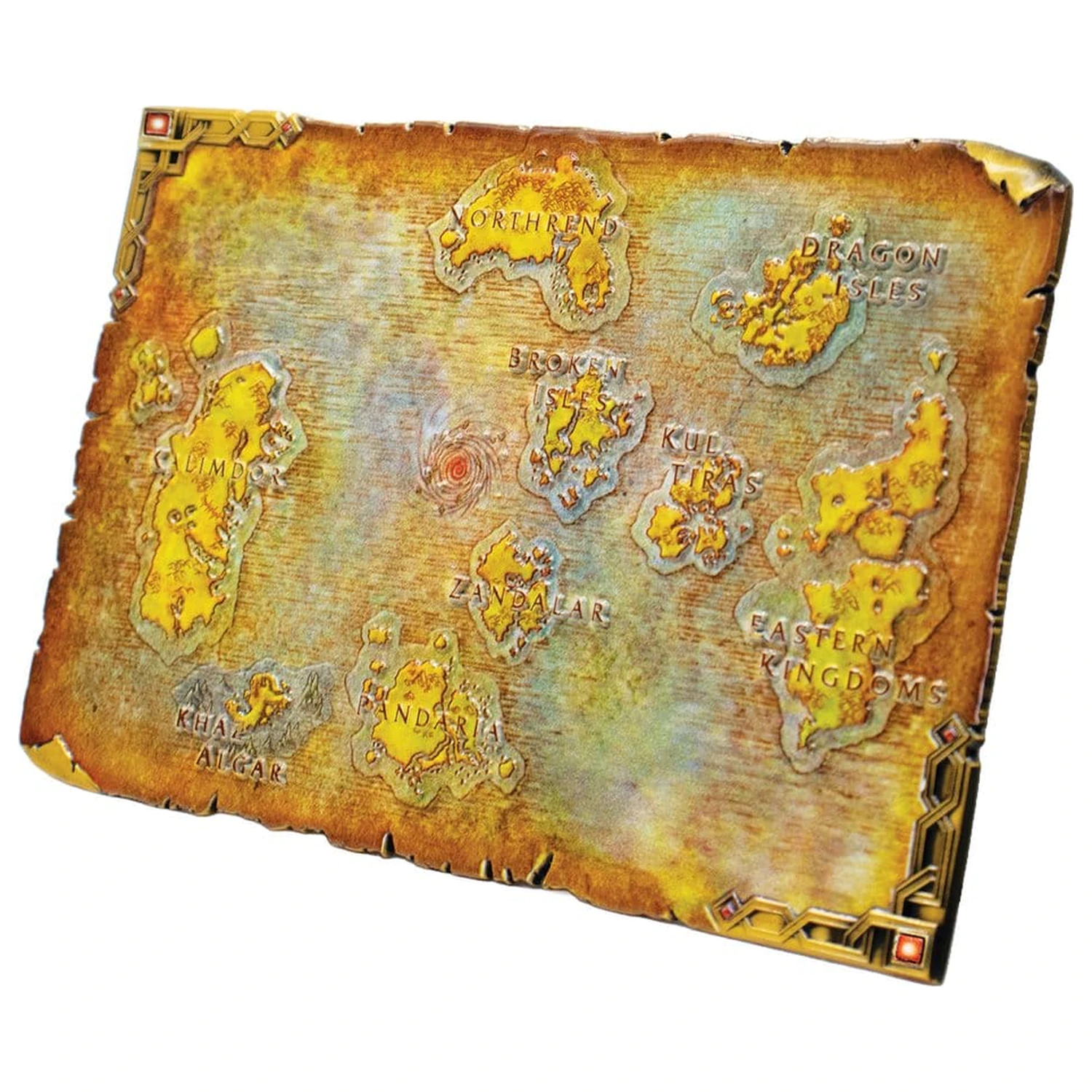 World of Warcraft Replica Metal Harta din Azeroth Editie Limitata 12 x 18 cm poza produsului