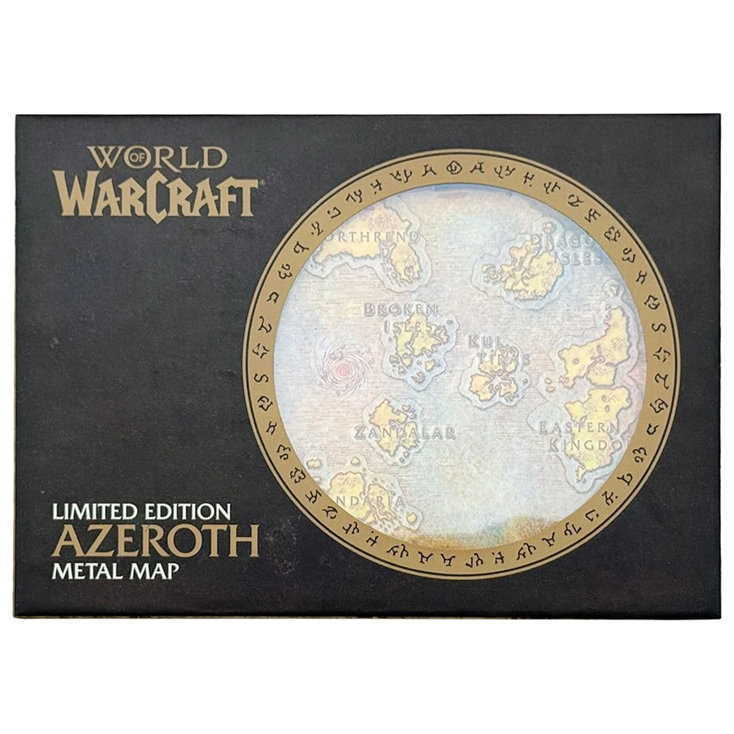 World of Warcraft Replica Metal Harta din Azeroth Editie Limitata 12 x 18 cm poza produsului