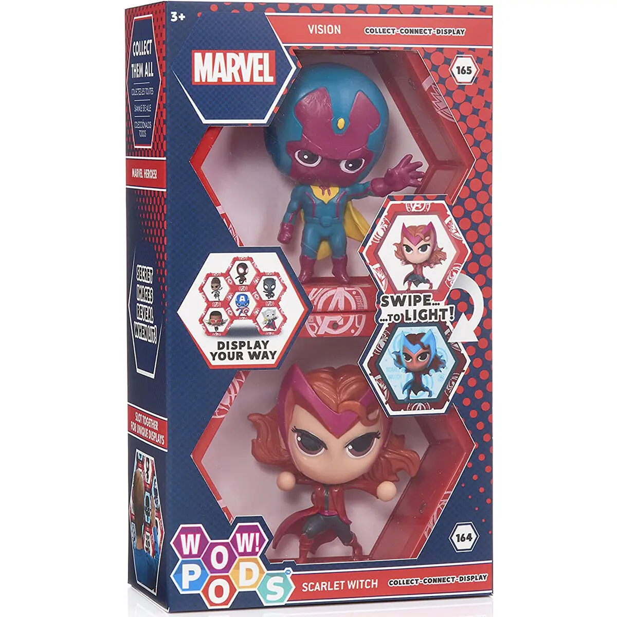 WOW! POD Marvel Vision + figurine LED Scarlet set poza produsului