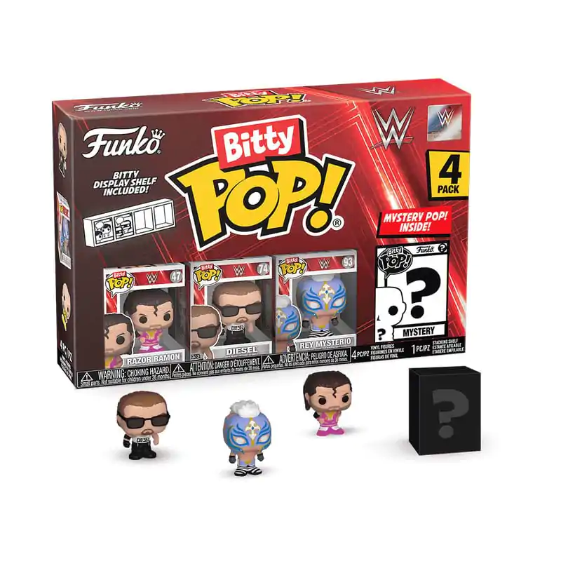 WWE Bitty Funko POP! Figurina vinyl set 4 bucăți Razor Ramon 2,5 cm poza produsului