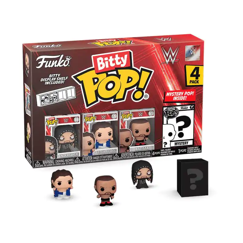 WWE Bitty Funko POP! Figurină de vinil 4-Pack The Undertaker 2,5 cm poza produsului