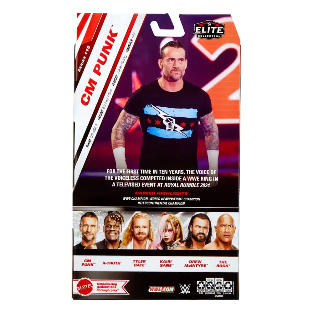 WWE Elite Collection figurina de actiune CM Punk 15 cm poza produsului