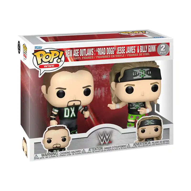 WWE Funko POP! Television Figurine de Vinil Pachet de 2 New Age Outlaws 9 cm poza produsului