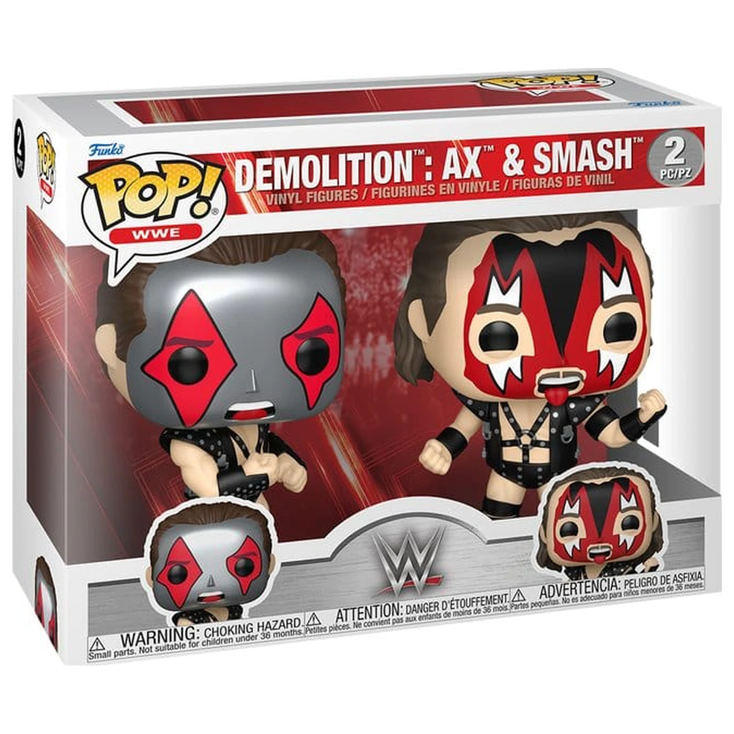 WWE Funko POP! Vinyl Figures 2-Pack Ax & Smash 9 cm poza produsului