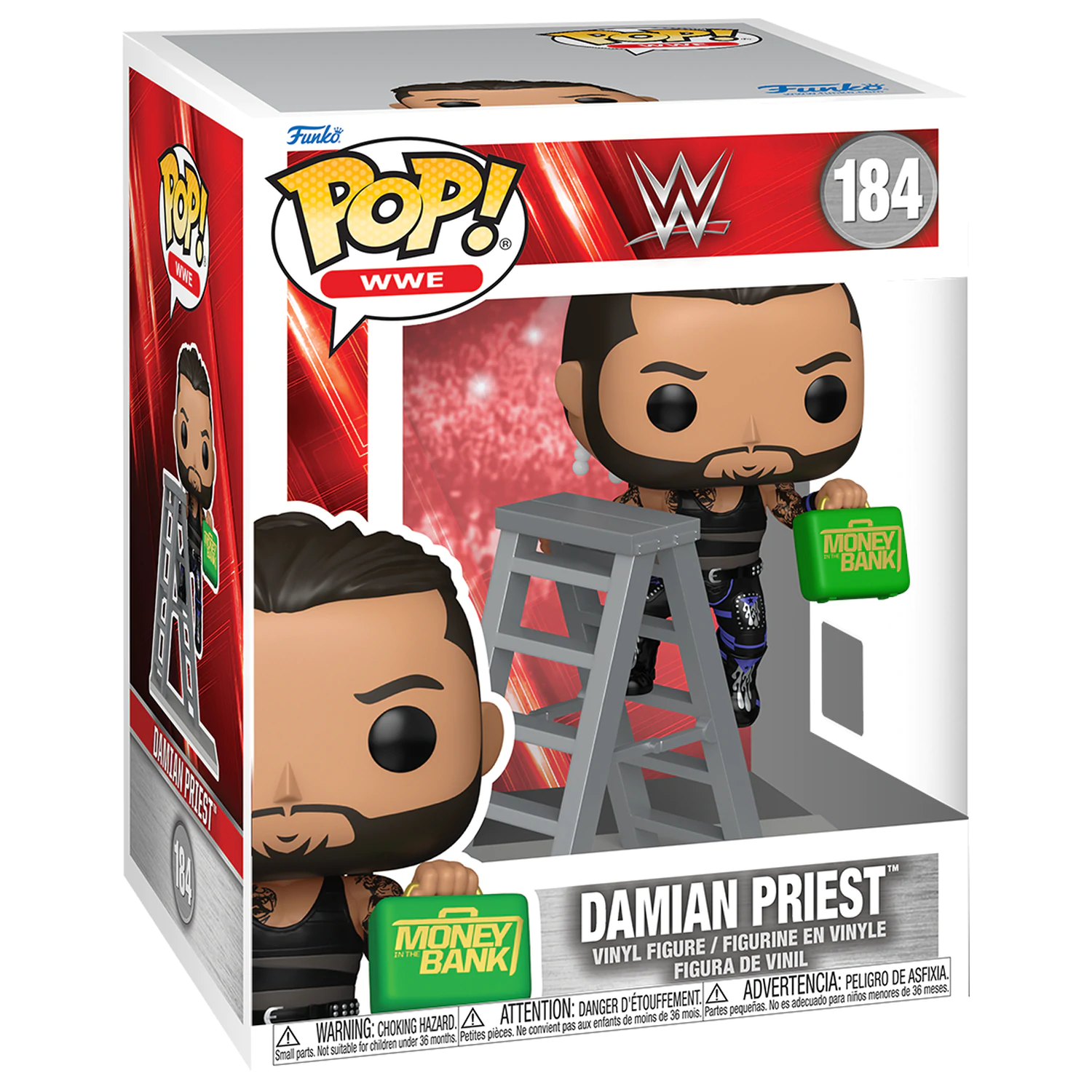 WWE Funko POP! Figurina Premium de vinil Damian Priest MITB 9 cm poza produsului
