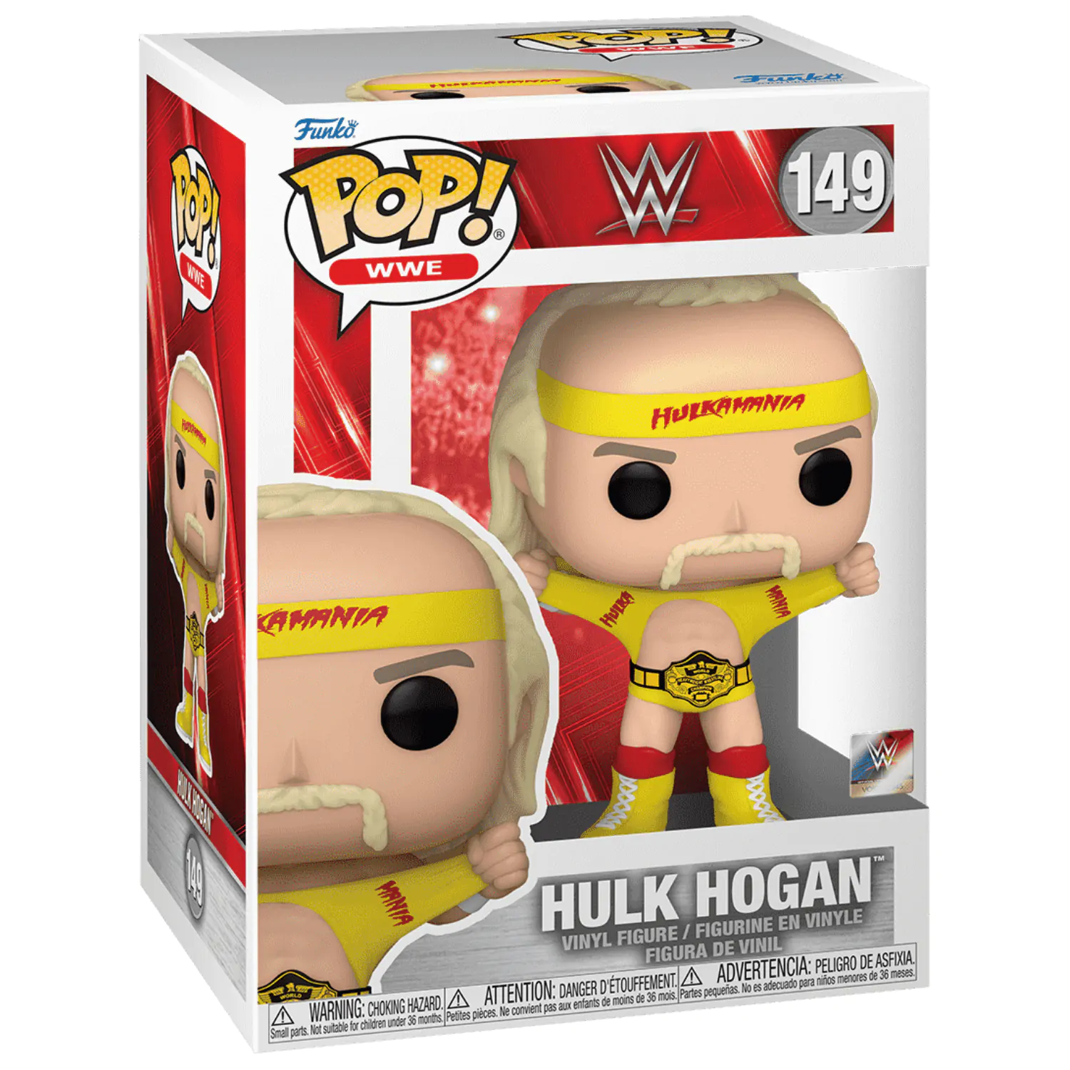 WWE Funko POP! Figurina Vinyl Hulkamania cu centură 9 cm poza produsului