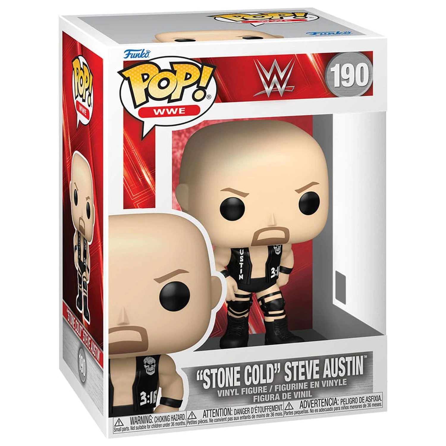 WWE Funko POP! Figurina de vinil "Stone Cold" Steve Austin 9 cm poza produsului