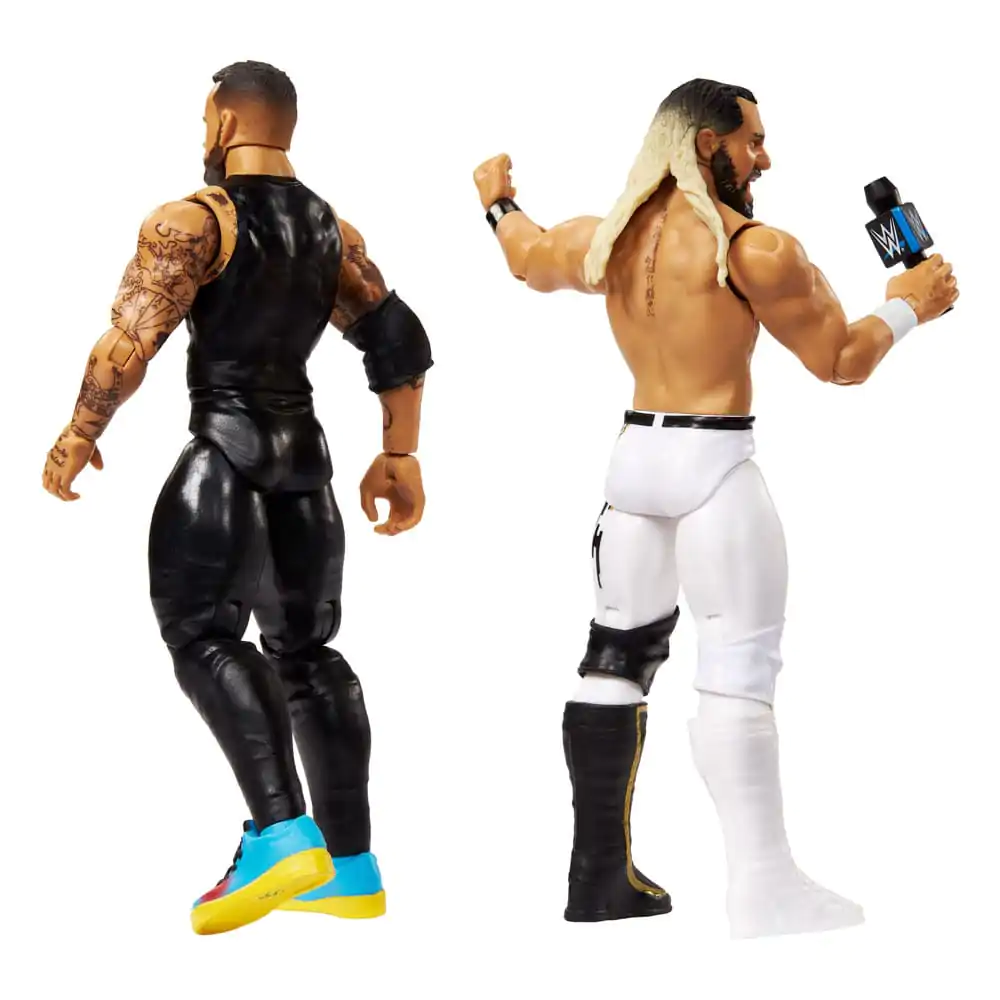 WWE Main Event Showdown Figurine de actiune CM Punk vs Seth "Freakin" Rollins Pachet de 2 15 cm poza produsului