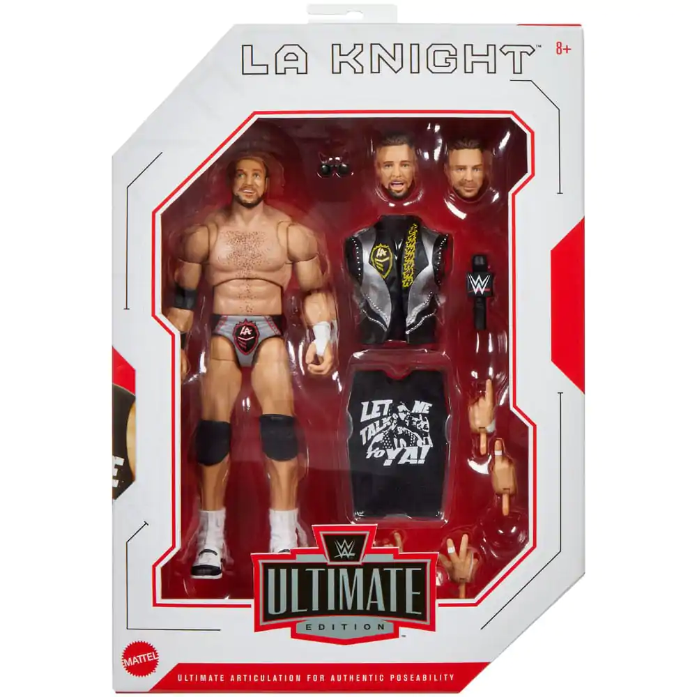 Figurină de acțiune WWE Ultimate Edition LA Knight 15 cm poza produsului