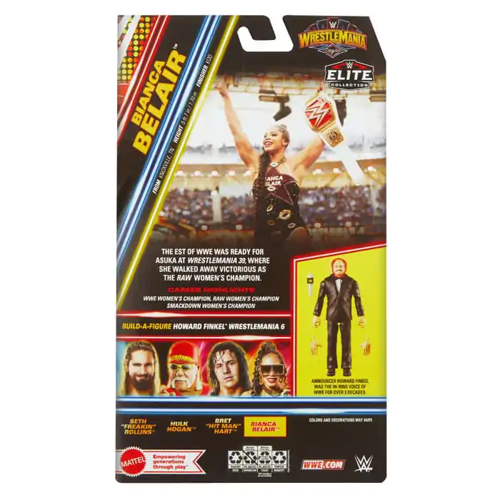 WWE WrestleMania Elite Collection Figurina de Acțiune Bianca Belair 15 cm poza produsului