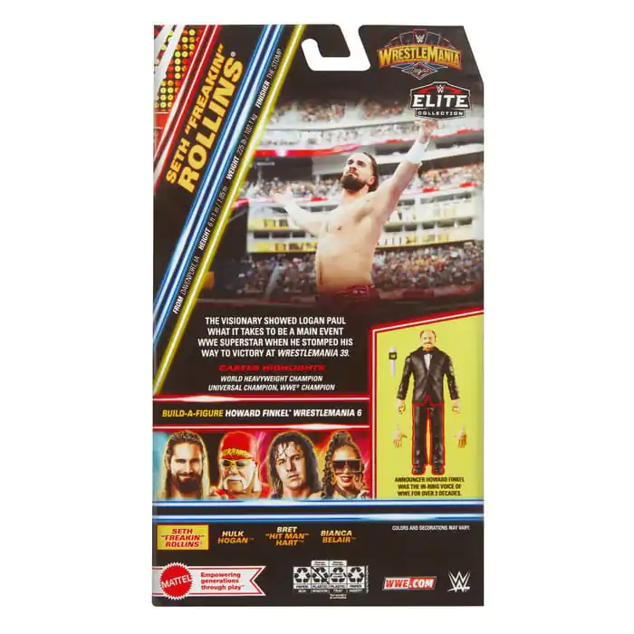 Figurină de acțiune WWE WrestleMania Elite Collection Seth 