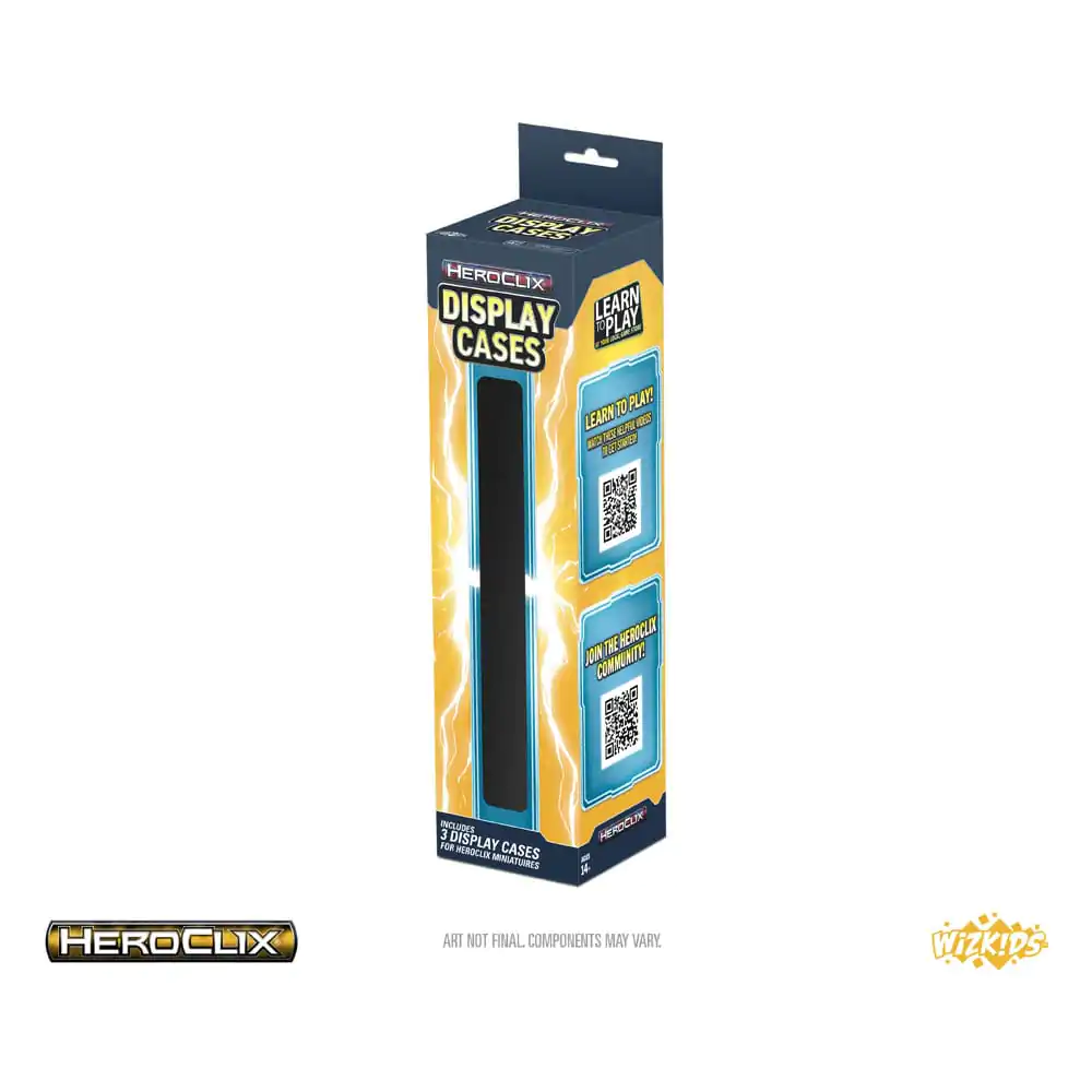 WizKids HeroClix Iconix: Single Figure Display Case Set de 3 poza produsului