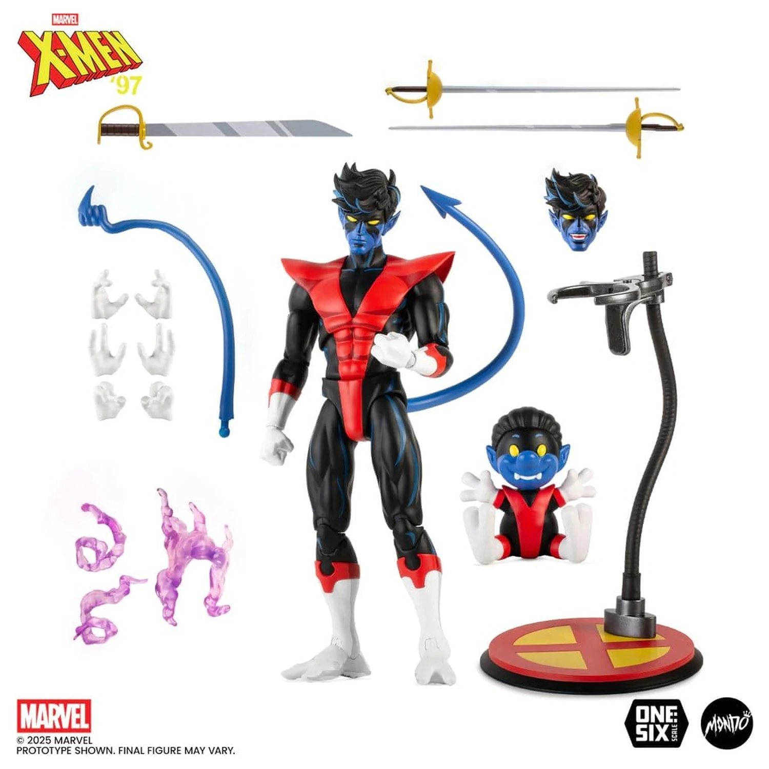 X-Men '97 Figurina de acțiune 1/6 Nightcrawler 27 cm poza produsului