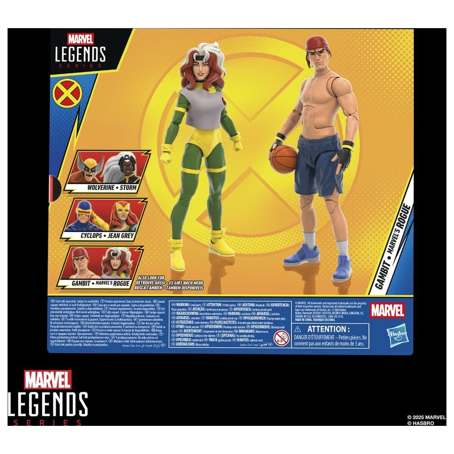 X-Men '97 Marvel Legends Figurina de actiune pachet de 2 Gambit & Marvel's Rogue 15 cm poza produsului