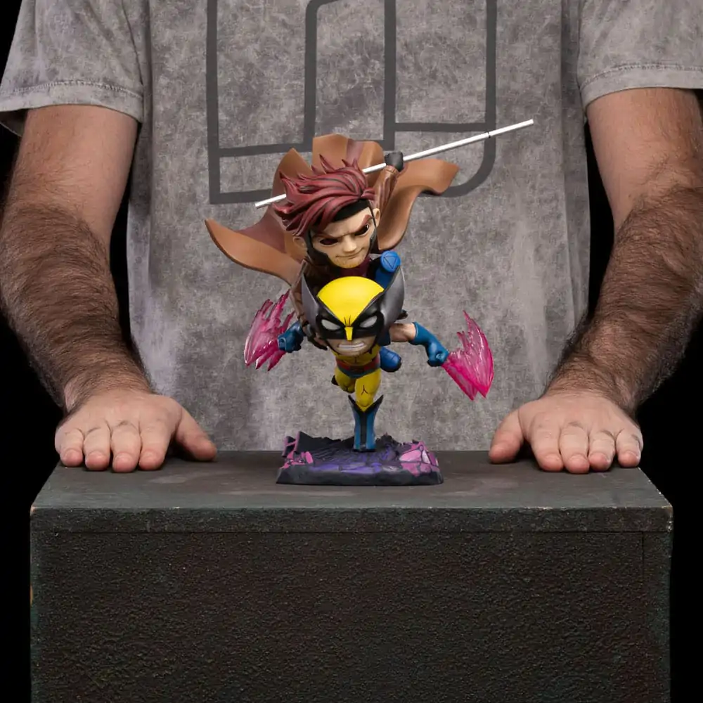 X-Men 97 Mini Co. figurină PVC Gambit și Wolverine 23 cm poza produsului