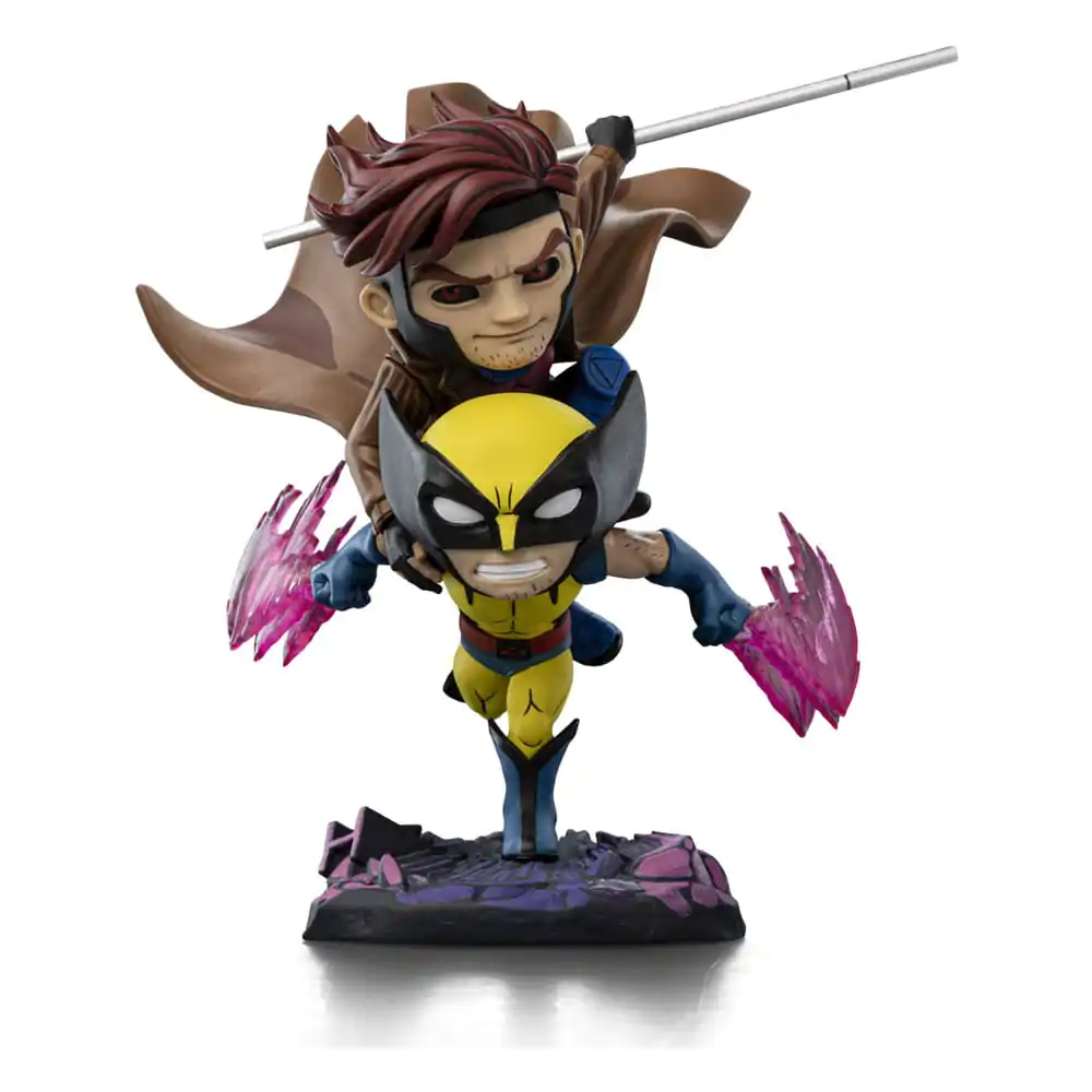 X-Men 97 Mini Co. figurină PVC Gambit și Wolverine 23 cm poza produsului
